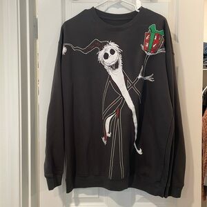 The nightmare before Christmas sides, extra large sweatshirt - gentle use